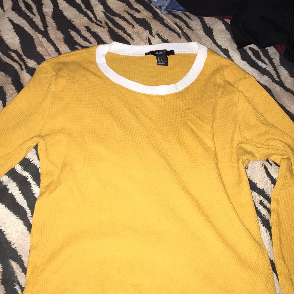 Forever 21 yellow top